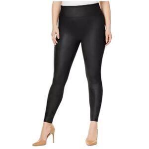 Spanx Faux Leather Leggings In Black
